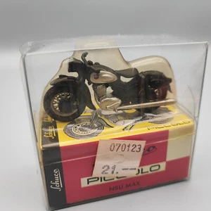 Schuco Piccolo - NSU Max en negro embalaje original motocicleta modelo motocicleta - Imagen 1 de 4