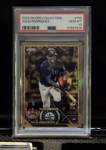 2023 Gilded Collection JULIO RODRIGUEZ PSA 10 75/99 SEATTLE MARINERS - Picture 1 of 2