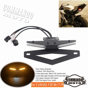 Integrated LED Turn Signals Light Fender Eliminator For YAMAHA YZF R6 2017-19 - Picture 1 of 8
