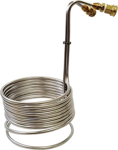 Stainless Steel Wort Chiller, 3/8" X 2.5', Silver - Picture 1 of 1