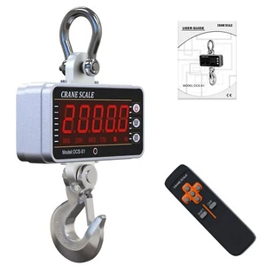 1000kg/2000lb Digital Crane Scale Heavy-Duty Industrial Hanging Scale with Re... - Picture 1 of 7