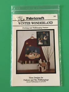 Winter Wonderland 3 Designs Clothing and 2 Wall Hangings Pattern & Instructions - Picture 1 of 3