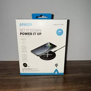 Anker Set It Down Power It Up Universal 5W Wireless Charging Pad Wireless New - Picture 1 of 2