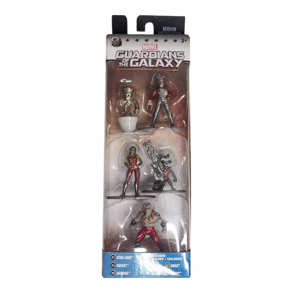 Nano Metalfigs Marvel Spider-man 5 Figures Collectors Die-cast Cake Toppers N1