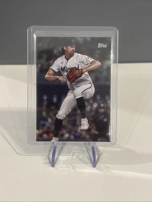 2025 Topps Update Cal Quantrill #US191 True Photo Variation SSP Marlins - Image 1 of 4