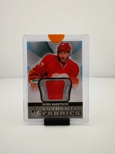 2012-13 SP Game Used Edition Authentic Fabrics Sven Baertschi #AF-SV Rookie RC - Picture 1 of 9