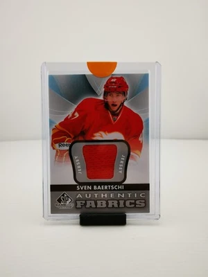 2012-13 SP Game Used Edition Authentic Fabrics Sven Baertschi #AF-SV Rookie RC - Image 1 of 4