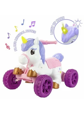 EVO Princess Light Up 6V Unicorn Style Horse  Ride-on Toy Battery Operated - Image 1 of 4