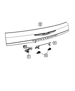 Genuine Mopar Camera 4672639AA - Picture 1 of 8