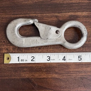 Vintage Atlas 403A Sicherheitsausrüstung Feuerwehr Abseilen Haken Klettern Rettung USA - Bild 1 von 5