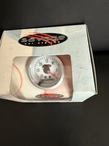 Savage 52mm Vacuum Gauge White Face - Picture 1 of 1