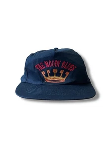 Vintage The Moody Blues SnapBack Hat Cap Band Promo Adjustable Black Rock - Picture 1 of 15