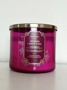 Crushed Candy Cane Bath And Body Works 3 Wick Candle - Picture 1 of 3