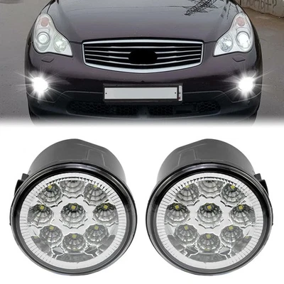 Front Bumper Fog Lights Lamps For Infiniti G25/G37/Q60 Sedan 2010-2012 2013 2014 - Image 1 of 4