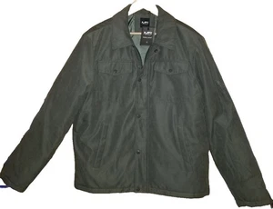 Mack Russo Range Bomber Jacket O.D. Green Zipper Snap Fully Lined Lg Hard Rock - Picture 1 of 9