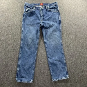 Wrangler Jeans Herren 36x30 Blau Slim Fit Denim Straight Leg Zip Fly Classic - Bild 1 von 10
