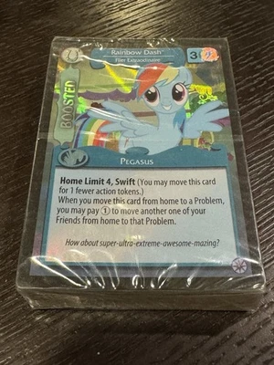 My Little Pony Premiere Rainbow Dash CCG Mazo Temático MLP Enterplay 1 hoja + 57 Tarjetas Foto 1 de 4