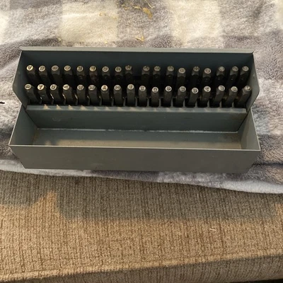 Ch Hanson Steel Stamps Numbers And Letters - Image 1 of 4