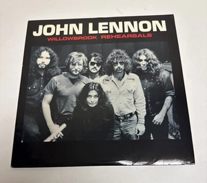 JOHN LENNON WILLOWBROOK REHEARSALS VINYL LP DOUBLE WHITE 1972 TOASTED - Picture 1 of 7