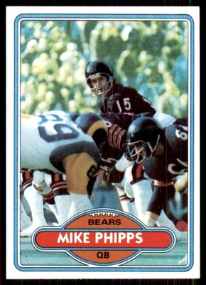 1980 Topps Football #422 Mike Phipps Chicago Bears - Image 1 of 2