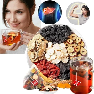 (-20%off)Ginseng six treasure tea ,Kidney tea,liver tea ,red date kidney health - Picture 1 of 14