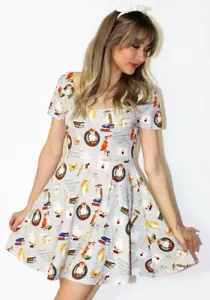 Cakeworthy Harry Potter Owl Post Scoop Neck Dress Women Plus size 4X fits 3X NEW - Picture 1 of 3