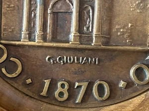 Crest Italian Army 1870 Medals Military Region VIII CMT Giuliani 41 - Picture 1 of 10