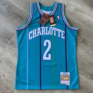 LARRY JOHNSON Charlotte Hornets Jersey Medium 40 Mitchell & Ness Swingman NBA - Picture 1 of 5