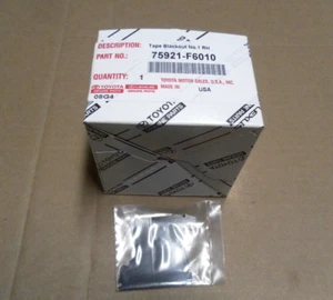 Cinta de apagón Lexus NX 250 NX 350 2022-2024 n.º 1 derecha OEM# 75921-F6010 - Imagen 1 de 4