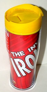 Zak! Marvel Comics The Invincible Iron Man 15oz Plastic Travel Mug / Cup New NOS - Picture 1 of 5