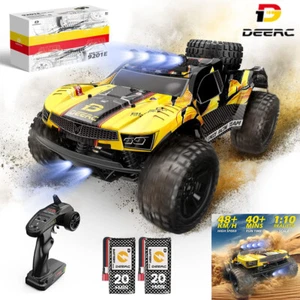DEERC 9201E 1:10 Large RC Car Off Road 48 km/h 4x4 Off-Road Monster Crawler Toy - Picture 1 of 12