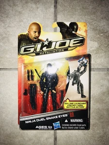2012 GI JOE Retaliation Movie Ninja Duel Snake Eyes nuevo - Imagen 1 de 8