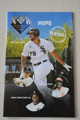 2021 CHICAGO WHITE SOX  SPRING TRAINING PROGRAM + PLAY BALL GUIDE - Image 1 of 4