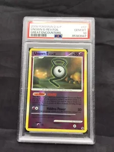 Pokemon Cards: Great Encounters Reverse Holo: Unown G 57/106 PSA 10 - Picture 1 of 6