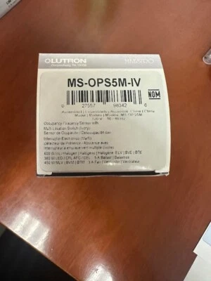 NEW IN BOX Lutron Maestro MS-OPS5M-IV Occupancy/Vacancy Sensor Ivory - Qty: 1 - Image 1 of 2