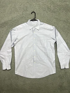 Vintage LL Bean long sleeve Shirt Mens large blue Button Up traditional fit EUC - Picture 1 of 9