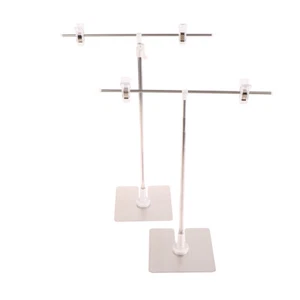 T-Shape Advertising Clip Holder Video Shoot Props Poster Display Rack _yi - Picture 1 of 14