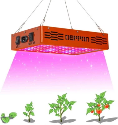 Deppon 600W LED Grow Light Full Spectrum Dual-Chip Grow Lamp LED83 - Image 1 of 4
