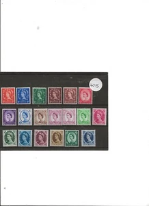 GB (4015) QE11 X 1955 SG540-56 ST EDWARDS CRN WMK SET OF 19 FINE U/M/M - Picture 1 of 1