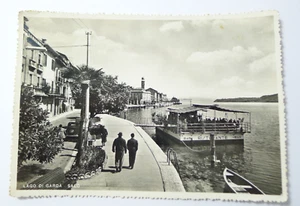 CARTOLINA LAGO DI GARDA SALò BRESCIA ANIMATA - Picture 1 of 2