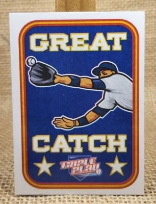 2012 Panini Triple Play Great Catch Sticker Baseball Card #16 A1 - Image 1 of 2