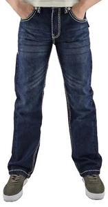 Peviani Boy’s Kids Denim Jeans – Designer Streetwear Embroidered Pockets -DB - Picture 1 of 4
