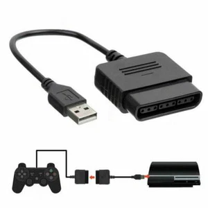 For Sony PlayStation PS2 to PS3/PC USB Adapter Converter Cable Cord UK - Picture 1 of 9