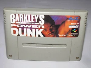 Barkley's Power Dunk Super Famicom SFC Japan import US Seller - Picture 1 of 2