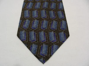WOODWARD - GEOMETRIC PATTERNED - ALL SILK NECK TIE! - Picture 1 of 8