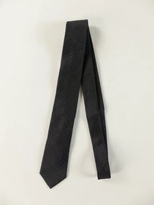 PAUL SMITH mainline black polka dots motif skinny silk tie NWT Made in Italy - Picture 1 of 4