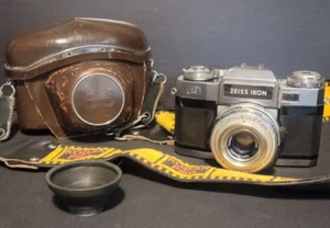 Zeiss Ikon Contaflex Super B 35mm Lens Tessar Zeiss f=2.8/50 SN 3434125 Germany - Picture 1 of 21