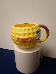 Core Home Golf Ball Yellow Ceramic Coffee Mug Cup "Stranger Things" - Picture 1 of 8