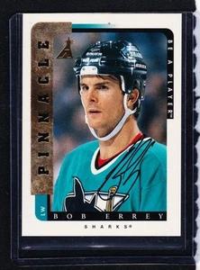 96-97 1996-97 BE A PLAYER BOB ERREY AUTÓGRAFO AUTOMÁTICO 197 TIBURONES SAN JOSE - Imagen 1 de 1