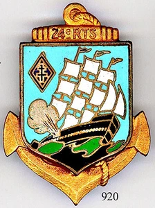 920 - TROUPES COLONIALES - 24e R T S - Picture 1 of 1